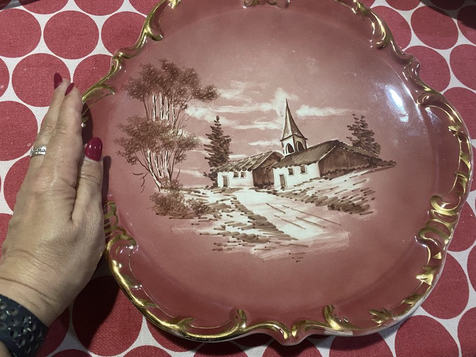 Prato grande decorativo Raul da Bernarda Alcobaça