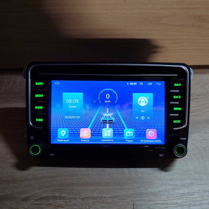 Магнітола MEKEDE 4/64 Skoda Fabia Octavia A5 Superb Rapid Roomster
