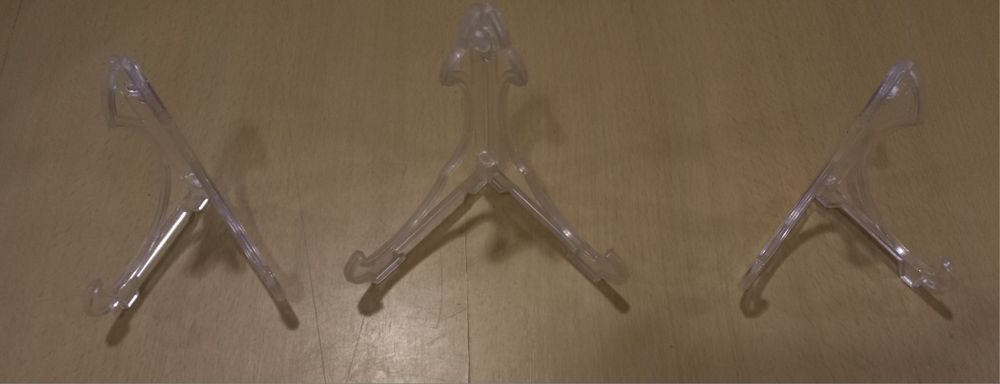 Pianhas - suporte para pratos salvas prata