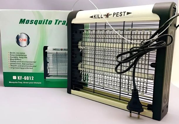 ультрафиолетовая электрическая лампа-ловушка для мух комаров, мошек