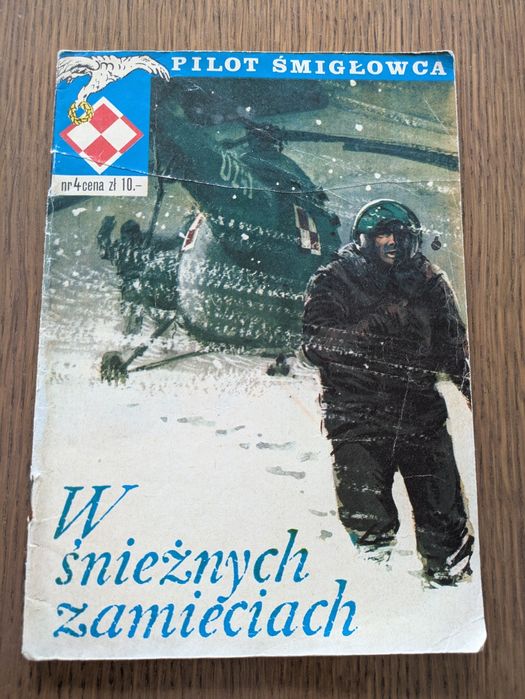 Komiks z 1976 r. Pilot śmiglowca nr 4, w śnieznych zamieciach