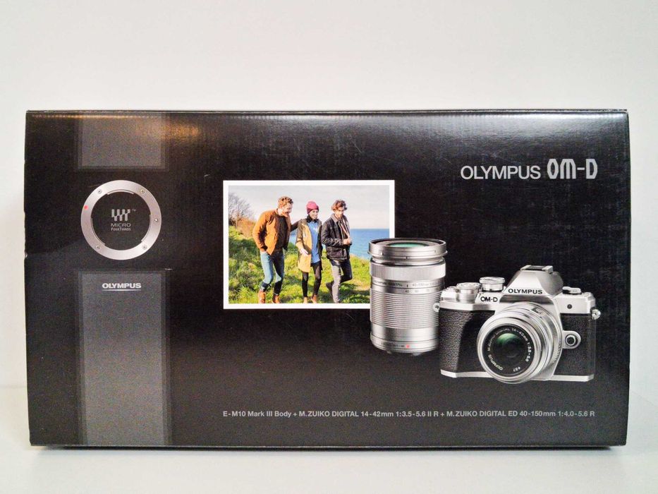 OLYMPUS OM-D E-M10 Mark III - Silver + 14-42mm + 40-150mm | Pack Completo