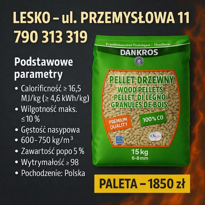 Pellet drzewny drewnoland