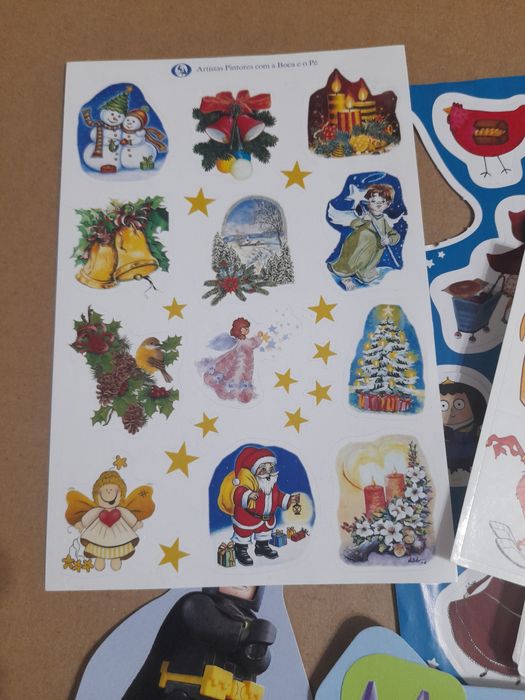 Miscelânea de autocolantes para crianças