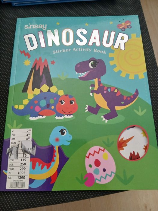 Rysowanka dinozaury