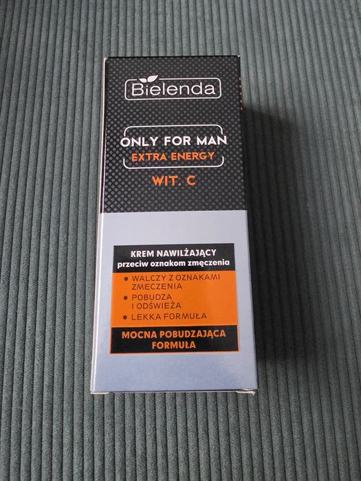 Bielenda Only For Man Extra Energy Krem do twarzy, nawilżający, przeciw oznakom zmęczenia, dzień/noc 50 ml