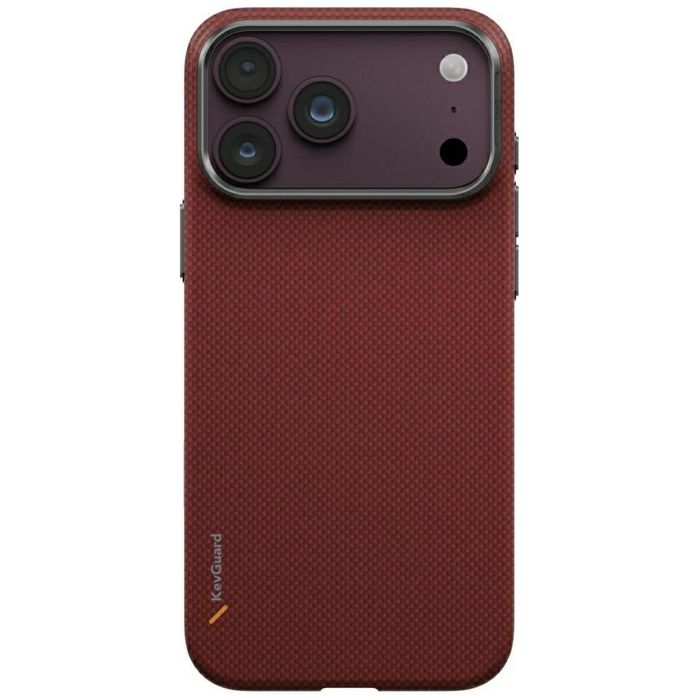 Etui UNIQ Keva EDGE do iPhone 18 Pro Max / 17 Pro Max Magclick Charging czerwony