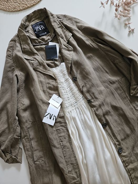 Тренч плащ zara XS, S, M, L, XL пальто куртка
