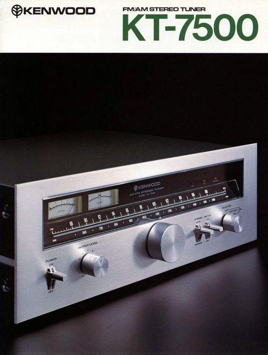 Audio vintage tuner radiowy Kenwood KT-7500