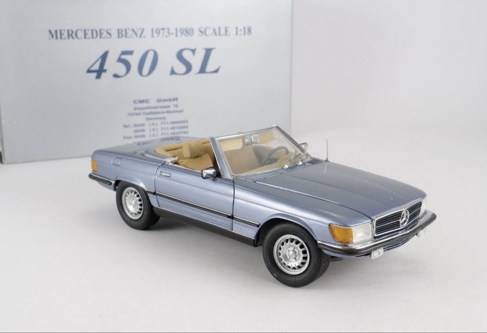 Rarytas CMC Mercedes 450SL R107 skala 1/18