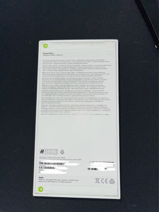 iPhone 15 Plus - Azul [128GB] - POR ABRIR com Garantia