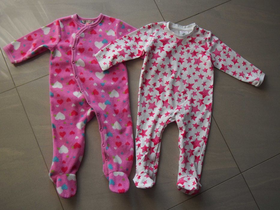 Pajac piżama śpiochy 74 cm 2 sztuki