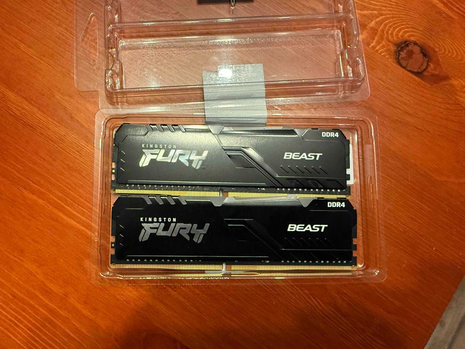 Pamięć RAM Kingston FURY Beast RGB 16GB (2 x 8GB) 3200 CL16 Czarny