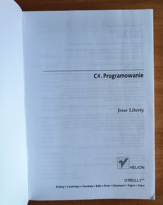 Programowanie C #