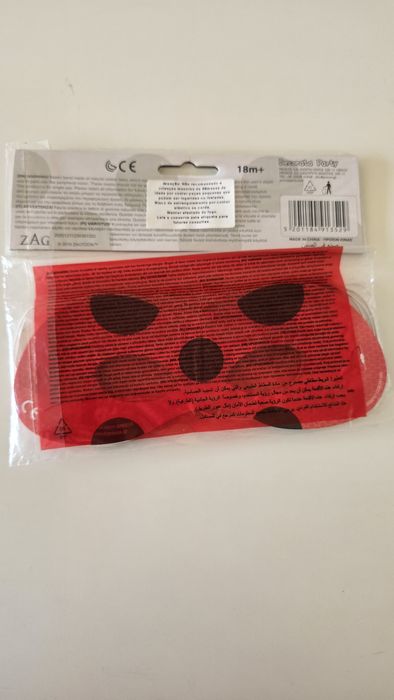 6 máscaras de papel Ladybug novas