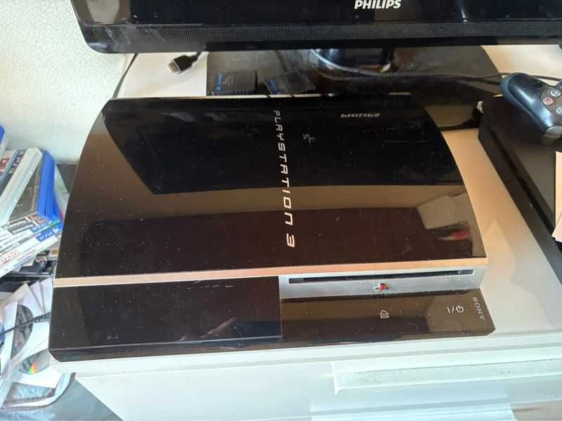 PlayStation 3 konsola fat 150GB przerobiona ninja wadliwa ps3