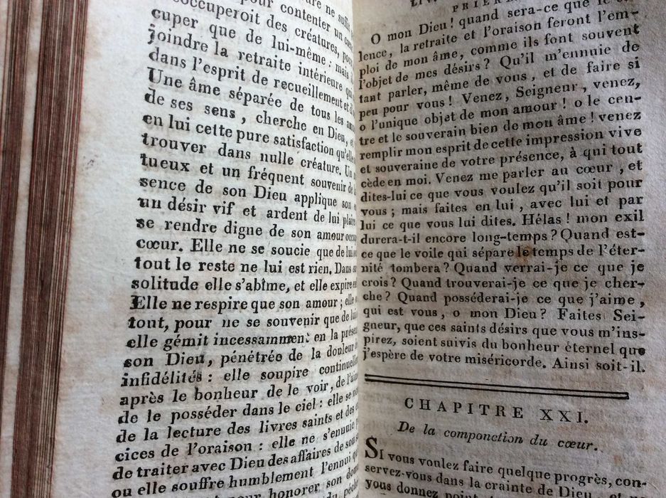 L'Imitation de Jesus-Christ, 1821. Raro. Ver nota importante na descr.