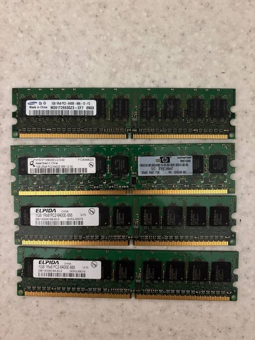Оперативна память DDR2 1Гб 800МГц - 12шт