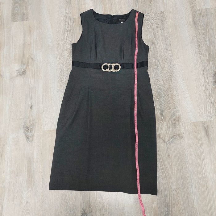 Сарафан женский серый на чехле, р.52-54. Офисная одежда.