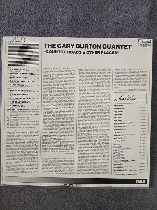 Gary Burton Quartet – Country Roads & Other Places