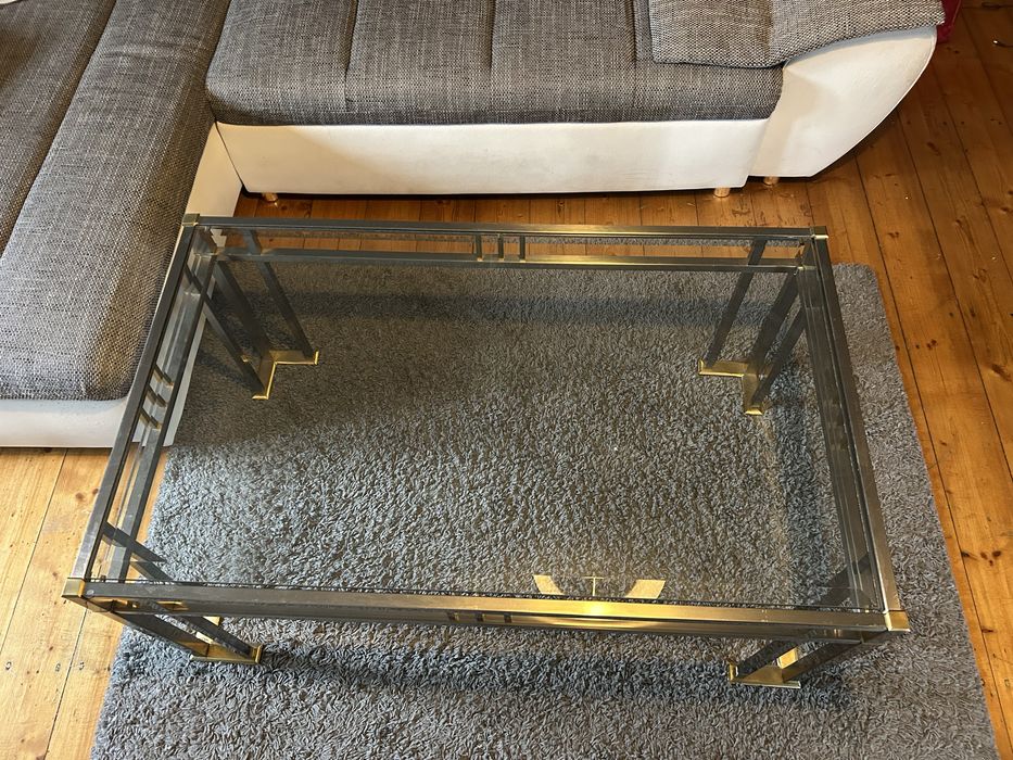 Ława z krysztalowym blatem