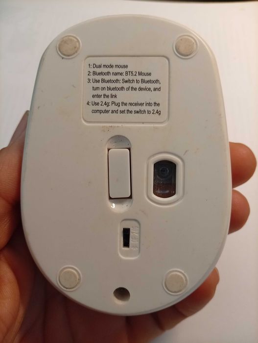 Rato bluetooth e wireless recarregavel