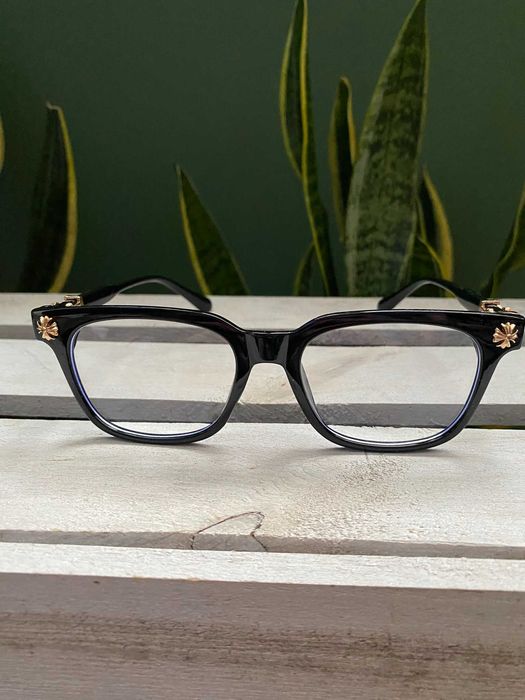 Okulary w stylu Chrome Hearts
