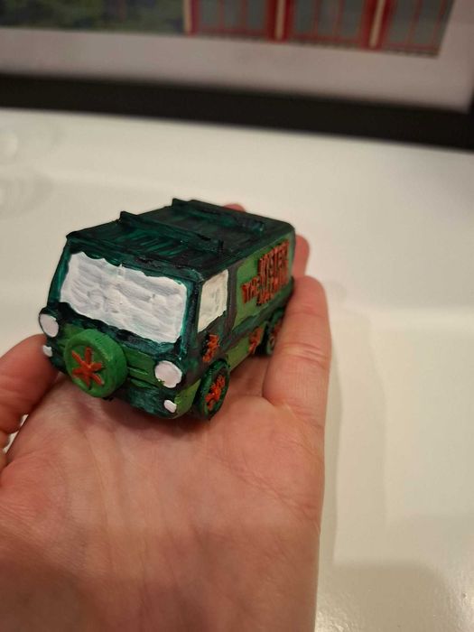 figurka Wehikuł tajemnic Scooby Doo Mystery Machine druk 3D malowana