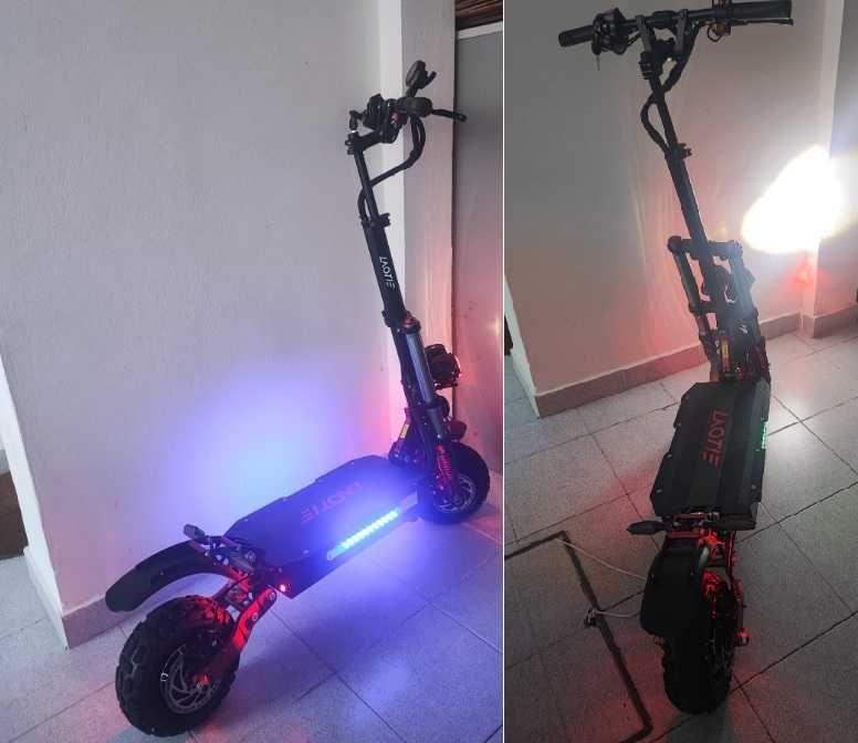 LAOTIE Ti30-II Trotinete Eletrica Motor Duplo 2800*2. total de 5600W