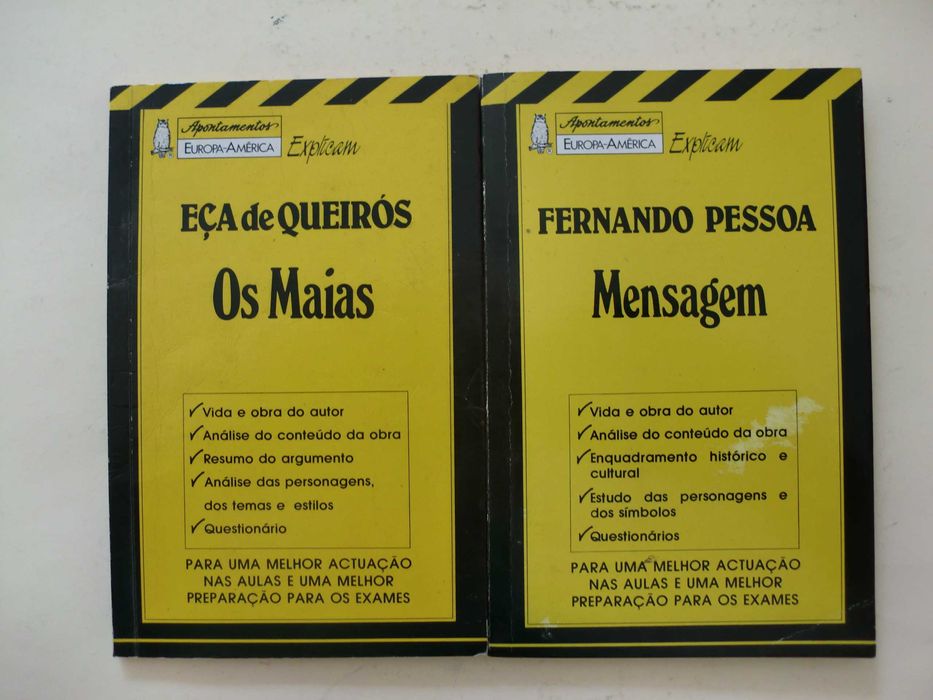 Explicam  Fernando Pessoa - Mensagem / Eça de Queirós - Os Maias