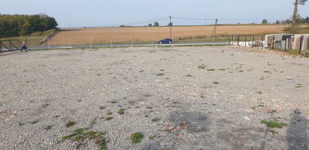 Plac działka komis działalność skład wynajem 1500 m2