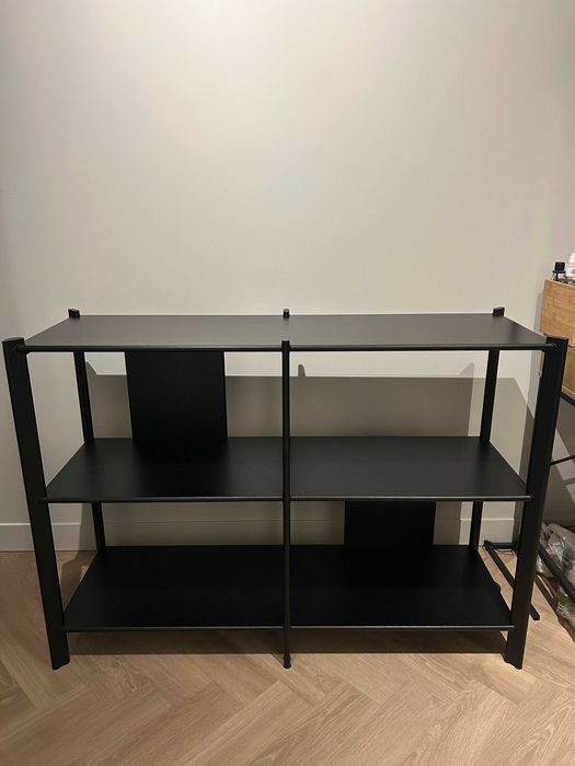 Regał IKEA JÄTTESTA 120x85 cm - czarny / stan bardzo dobry