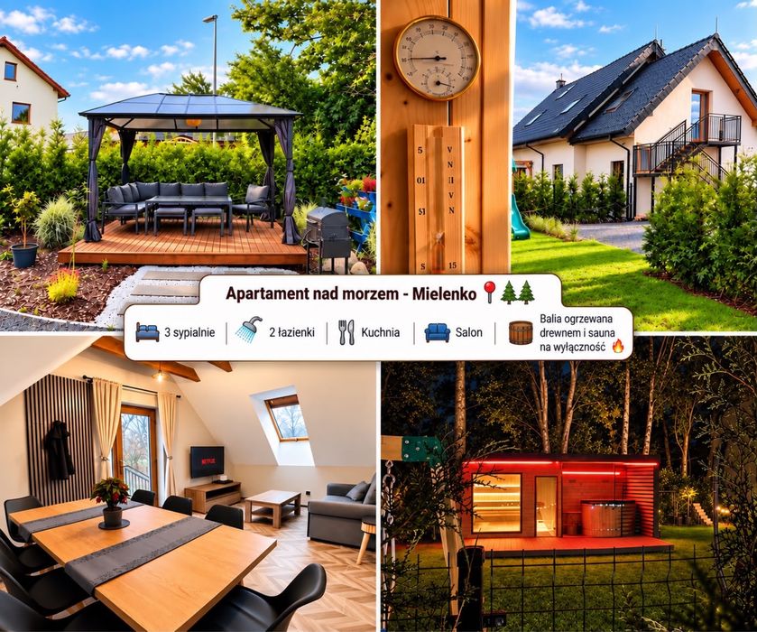 Apartament Balia Sauna Mielenko Strefa Wellness nocleg