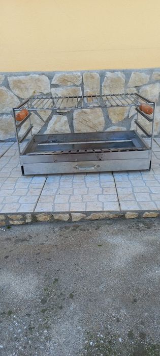 Grelhador para churrasqueira inox