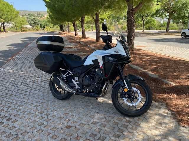 Oportunidade Honda NX 500 Carregada de extras
