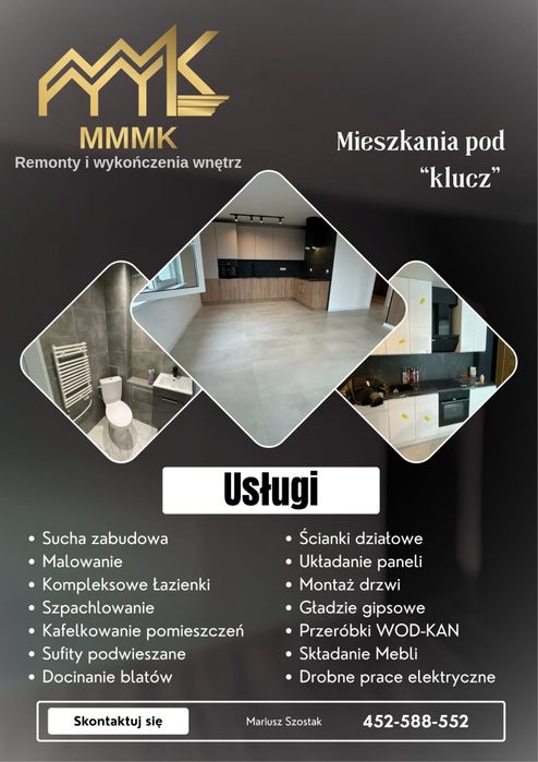 Remonty i Wykończenia wnętrz