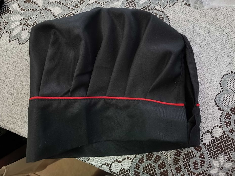 Czapka kucharska czarna