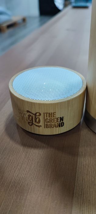 Copo térmico bambu GB + coluna bluetooth novos por estrear