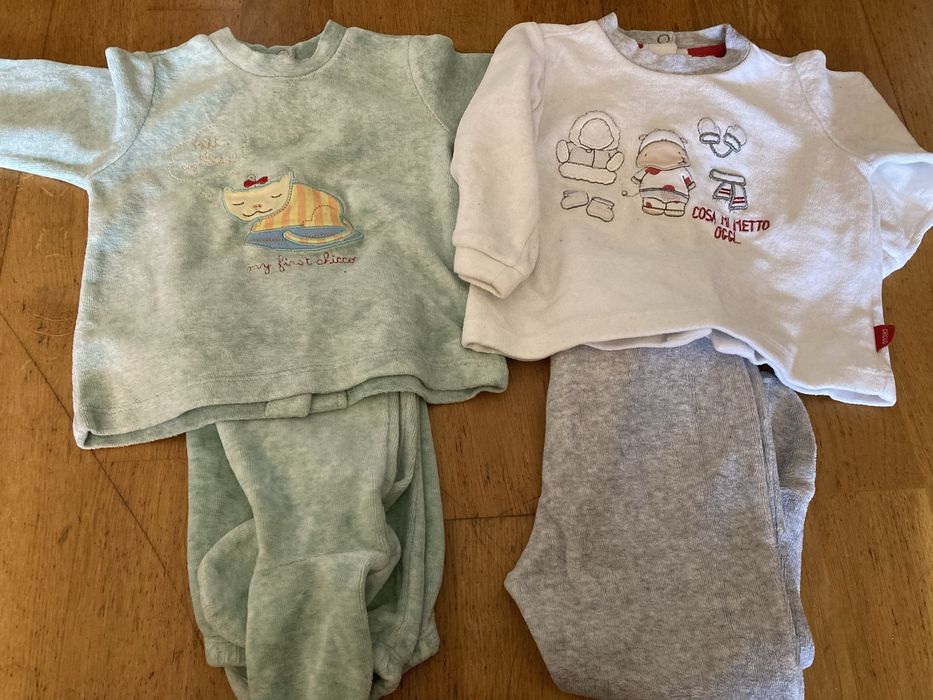 Lote de 2 pijamas Chicco para bebé