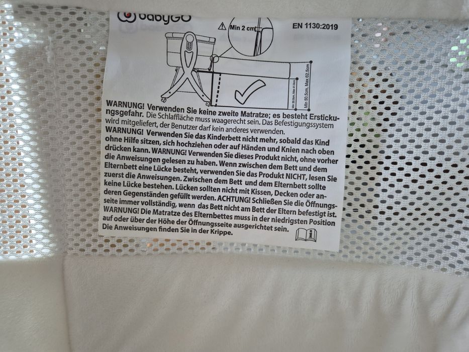 Łóżeczko dostawne/ kołyska Baby Go