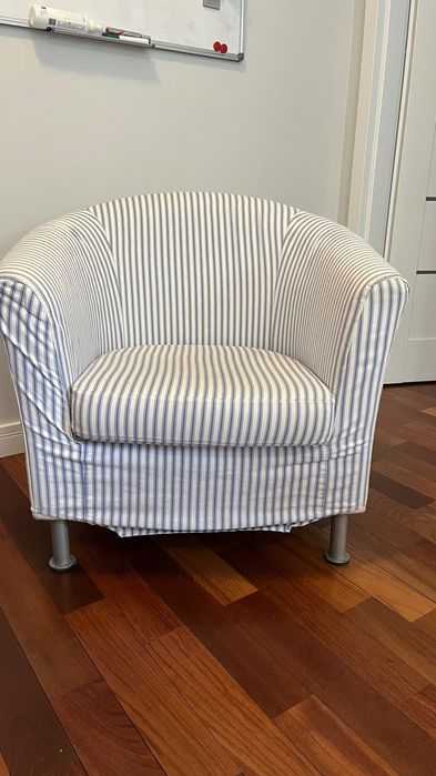 Fotel Ikea Tullsta kubełkowy wymienny pokrowiec