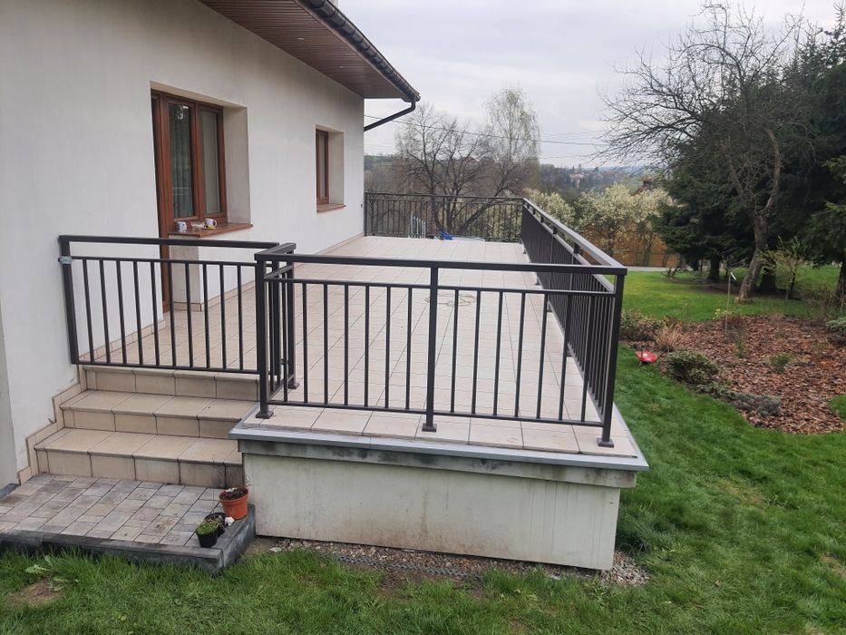 Balustrada panelowa 80x20 ocynk ogniowy