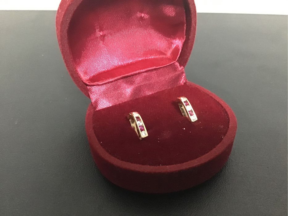 Серьги золото 585 пробы