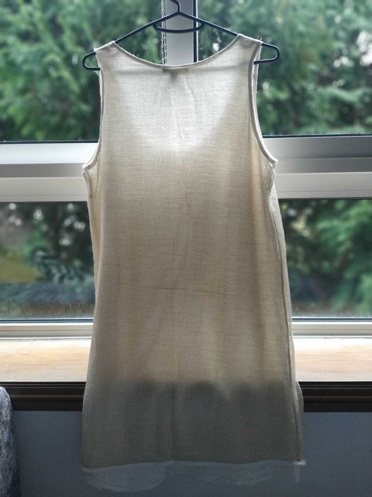Vestido dourado Mango (como novo)
