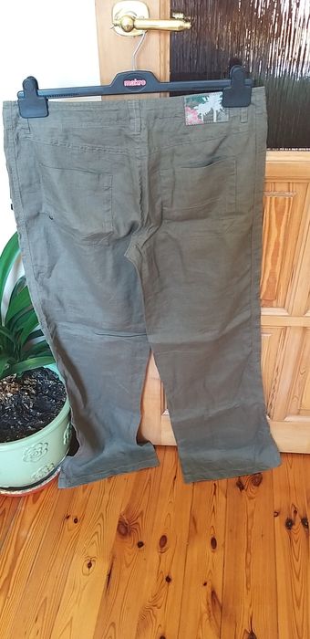 Spodnie lniane C&A r 40