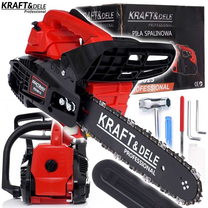 KRAFT&DELE Piła Spalinowa Łańcuchowa 30cm 12" Pilarka 1,2km KD5013