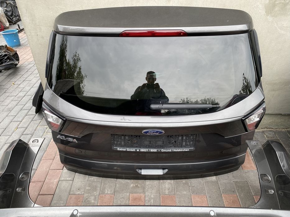 Ford Escape Kuga MK2 2013 - 2019 Ляда Кришка багажника Бампер задній Підсилювач Ліхтар Фонарь лівий правий Пластик багажника весь комплект РОЗБОРКА