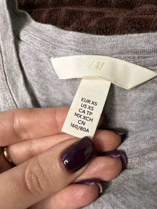 Продам сіре плаття h&m розмір xs
