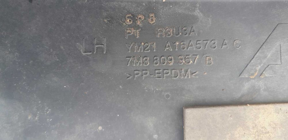 Nadkole lewe przód tył prawe przednie tylne Vw Sharan Galaxy Alhambra