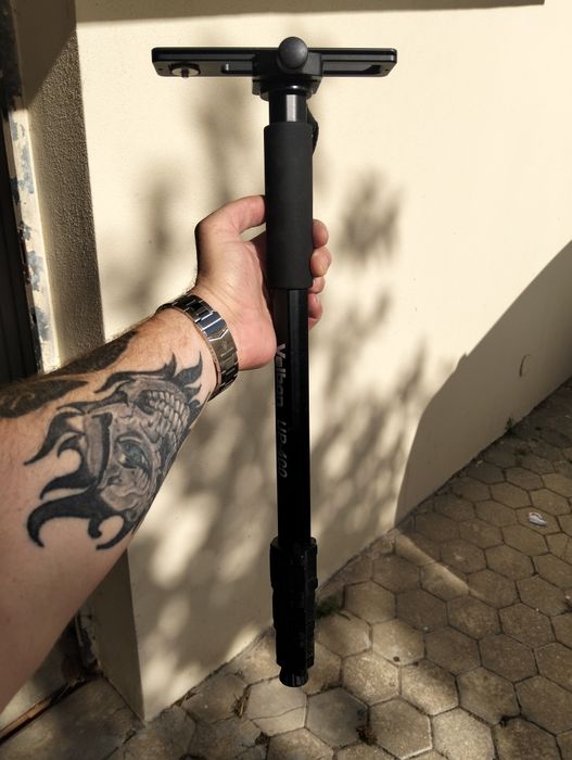 Tripé  , cabeça e mono pé